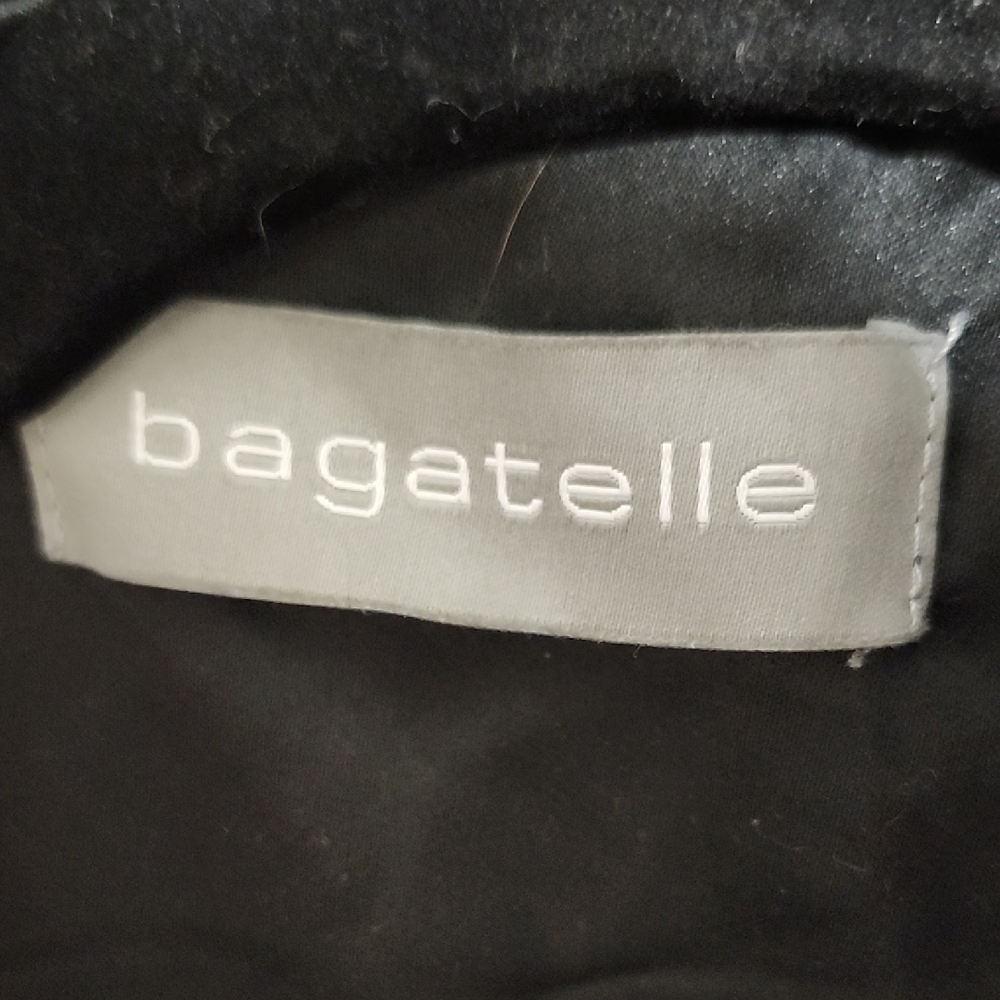 Black Women's Sweater with Leather Accents - Picture 2 of 10